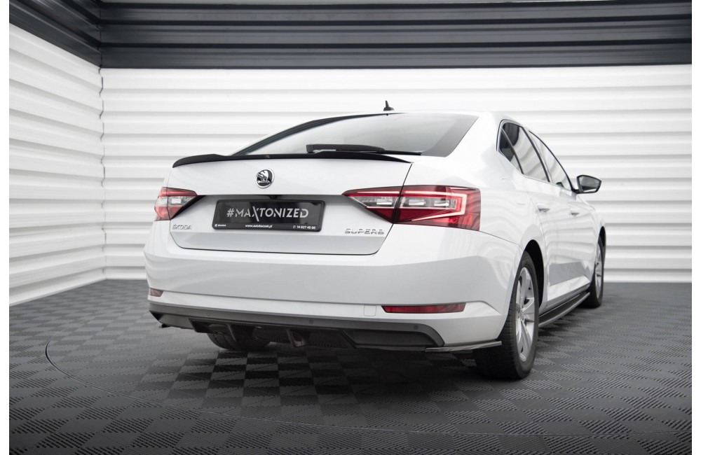 Spoiler Cap V.2 Skoda Superb Liftback Mk3 / Mk3 Facelift Spoiler Cap V.2 Skoda Superb Liftback Mk3 / Mk3 Facelift