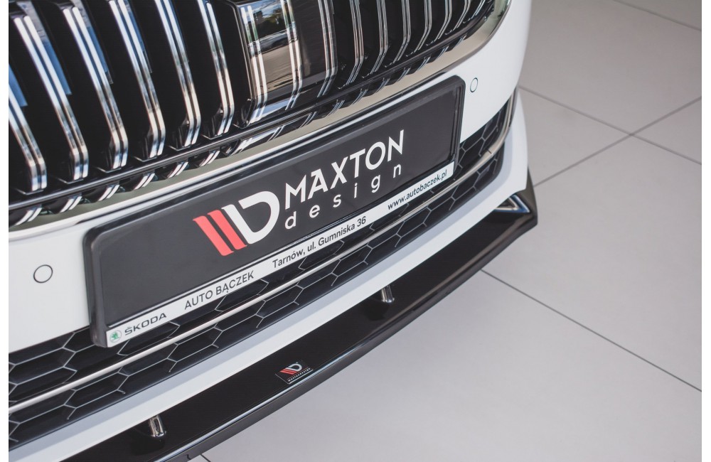 Front Splitter V.2 Skoda Superb Liftback / Combi Mk3 Facelift