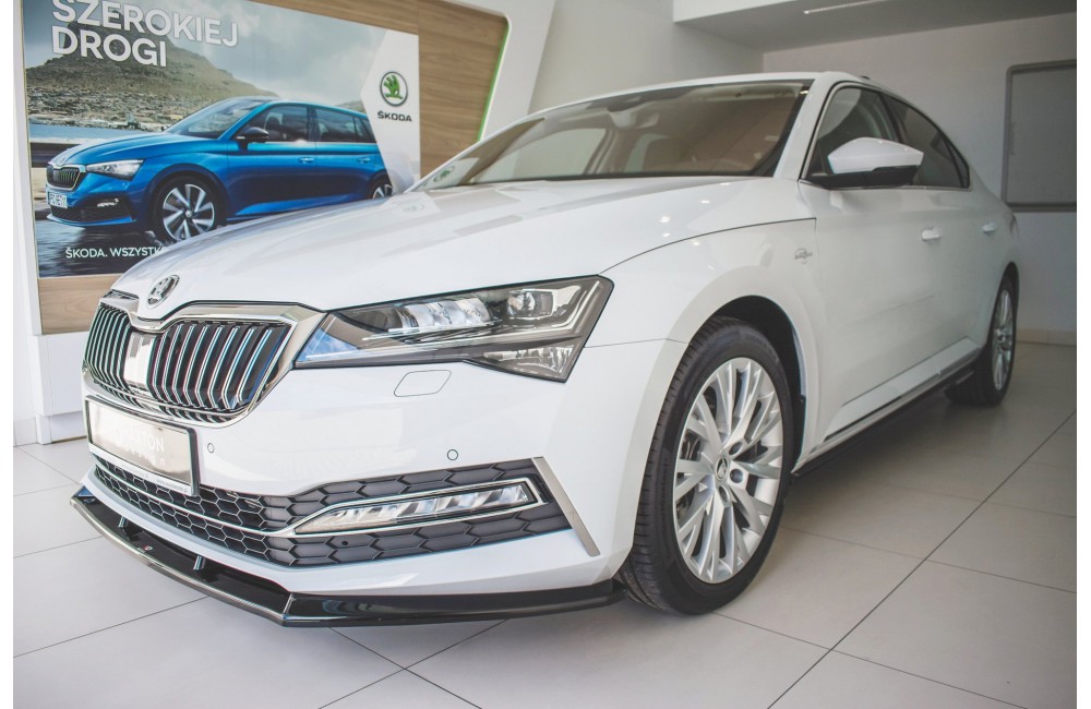 Front Splitter V.2 Skoda Superb Liftback / Combi Mk3 Facelift