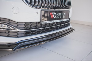 Front Splitter V.3 Skoda Superb Liftback / Combi Mk3 Facelift