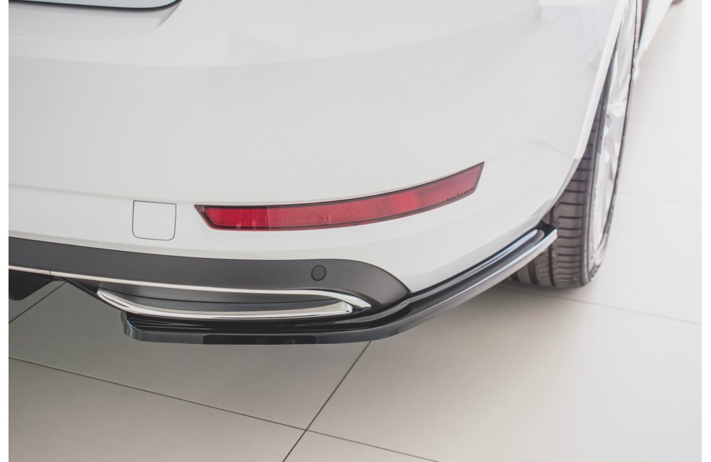 Rear Side Splitters Skoda Superb Liftback / Combi Mk3 Facelift