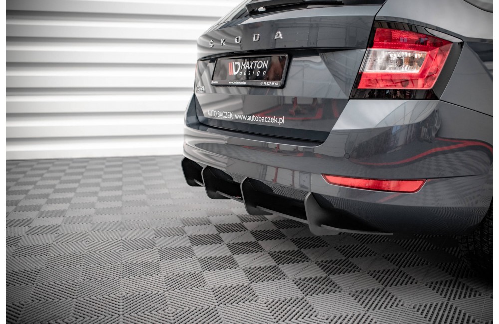 Street Pro Rear Diffuser Skoda Fabia Combi Mk3 Facelift - Black