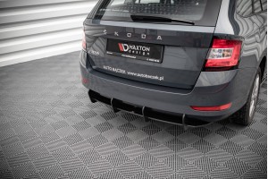 Street Pro Rear Diffuser Skoda Fabia Combi Mk3 Facelift - Black