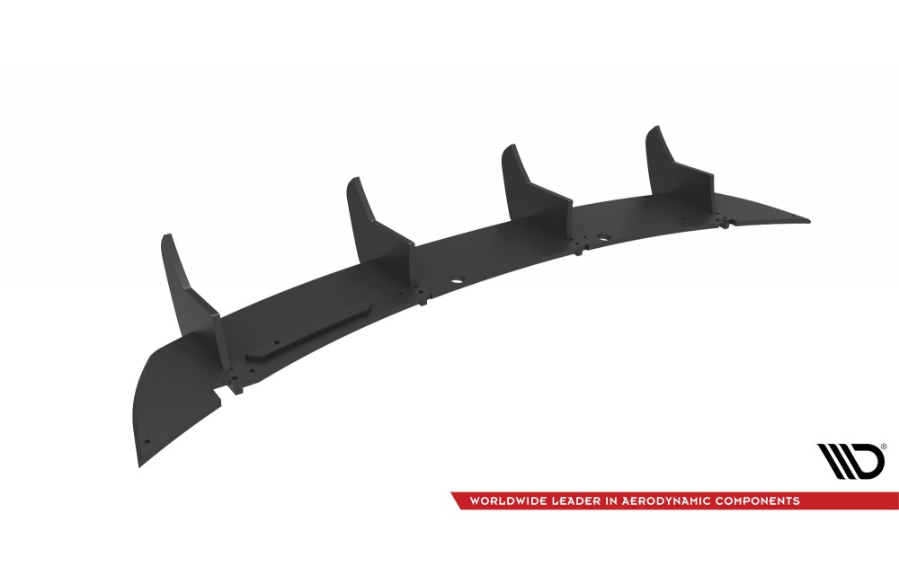 Street Pro Rear Diffuser Skoda Fabia Combi Mk3 Facelift - Black