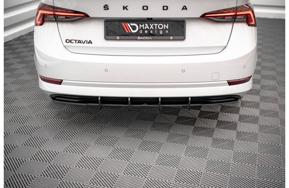 Street Pro Rear Diffuser Skoda Octavia Mk4 - Black