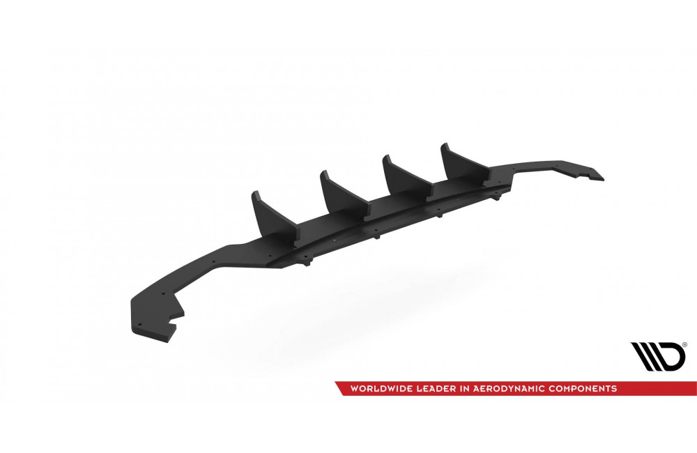 Street Pro Rear Diffuser Skoda Octavia Mk4 - Black