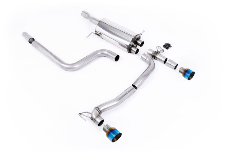 Rear Valance + Miltek Sport Exhaust Ford Fiesta ST Mk8