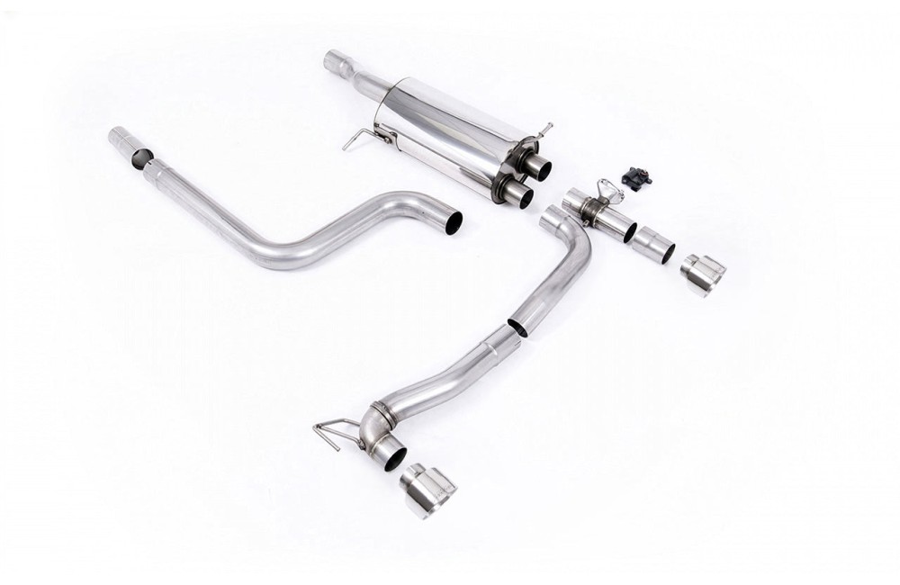 Rear Valance + Miltek Sport Exhaust Ford Fiesta ST Mk8