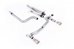 Rear Valance + Miltek Sport Exhaust Ford Fiesta ST Mk8 + GPF System