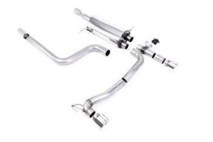Rear Valance + Miltek Sport Exhaust Ford Fiesta ST Mk8 + GPF System