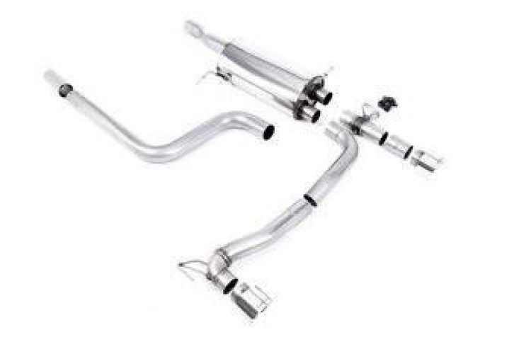 Rear Valance + Miltek Sport Exhaust Ford Fiesta ST Mk8 + GPF System
