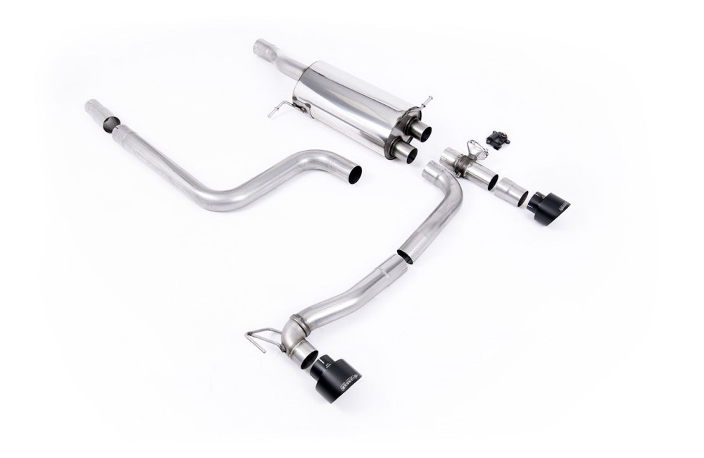 Rear Valance + Miltek Sport Exhaust Ford Fiesta ST Mk8 + GPF System