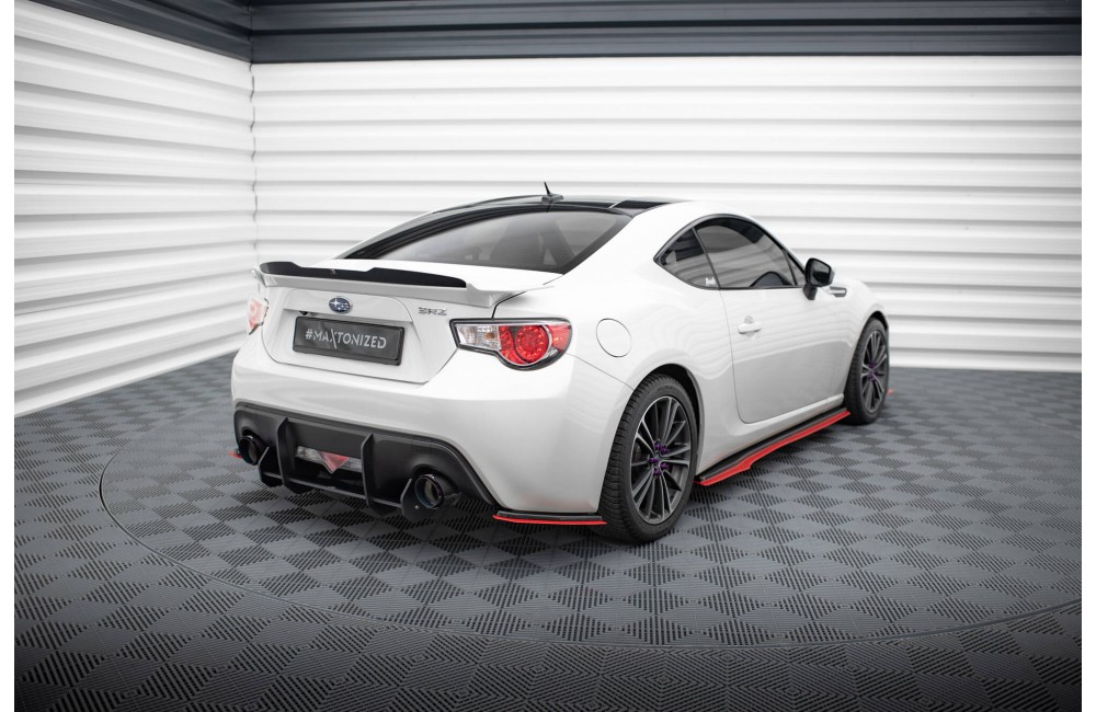 Rear Side Splitters V.2 Subaru BRZ Mk1 / Mk1 Facelift