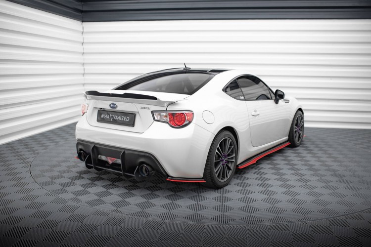 Πίσω Πλευρικοί Splitters V.2 Subaru BRZ Mk1 / Mk1 Facelift