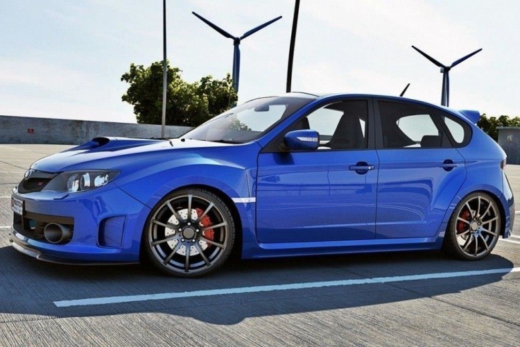Πρόσθιο Splitter V.1 Subaru Impreza WRX STI Mk3