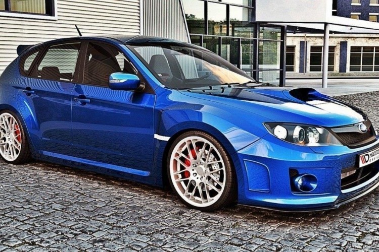 Πρόσθιο Splitter V.1 Subaru Impreza WRX STI MK3 Facelift