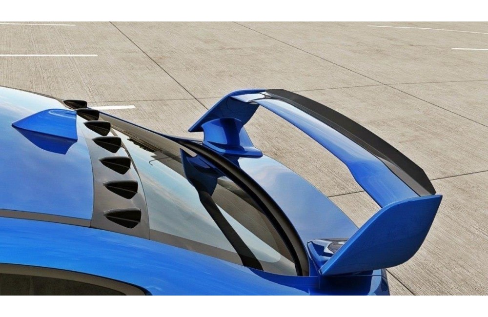 The extension of the rear window Subaru WRX STI The extension of the rear window Subaru WRX STI
