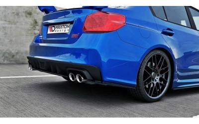 CENTRAL REAR SPLITTER V.1 SUBARU WRX STI