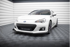 Street Pro Front Splitter V.1 + Flaps Subaru BRZ Mk1  - Black + Gloss Flaps