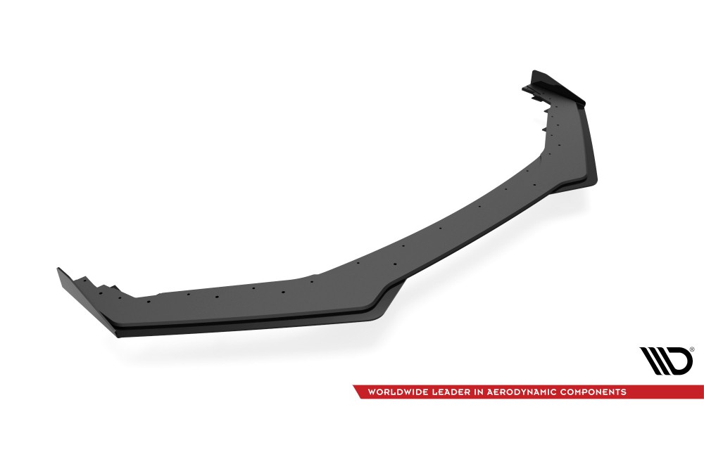 Street Pro Front Splitter V.1 + Flaps Subaru BRZ Mk1 Facelift - Black + Gloss Flaps