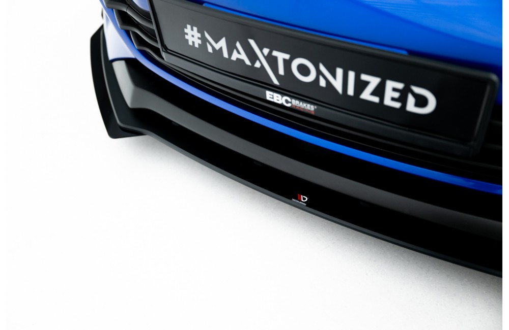 Street Pro Front Splitter + Flaps Subaru BRZ Mk2 - Black + Gloss Flaps
