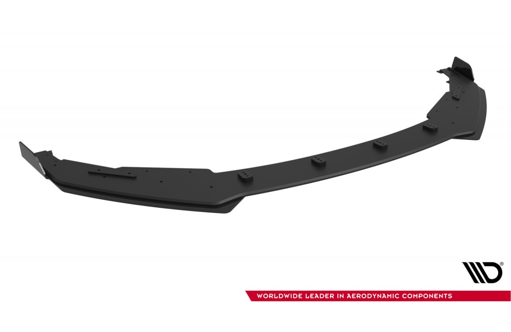 Street Pro Front Splitter + Flaps Subaru BRZ Mk2 - Black + Gloss Flaps