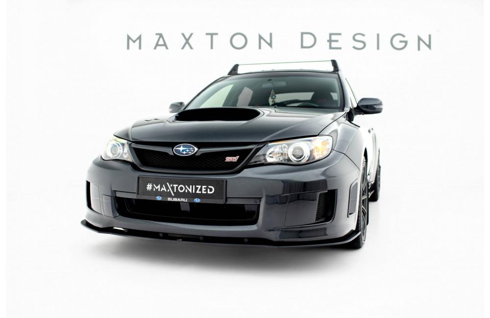 Street Pro Front Splitter Subaru Impreza WRX STI Mk3 Facelift - Black
