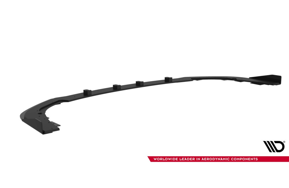 Street Pro Front Splitter + Flaps Subaru Impreza WRX STI Mk3 Facelift - Black + Gloss Flaps