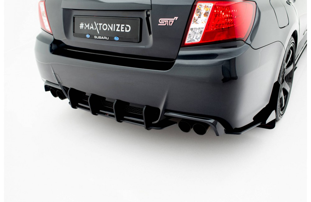 Street Pro Rear Diffuser Subaru Impreza WRX STI Mk3 Facelift - Black