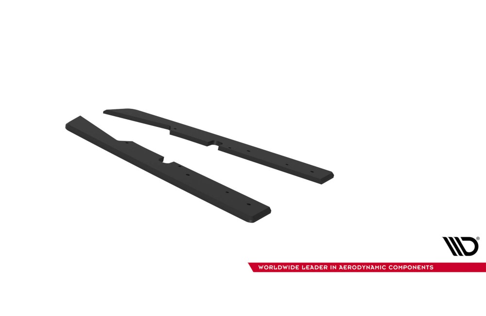 Street Pro Rear Side Splitters Subaru Impreza WRX STI Mk3 Facelift - Black Street Pro Rear Side Splitters Subaru Impreza WRX STI Mk3 Facelift - Black