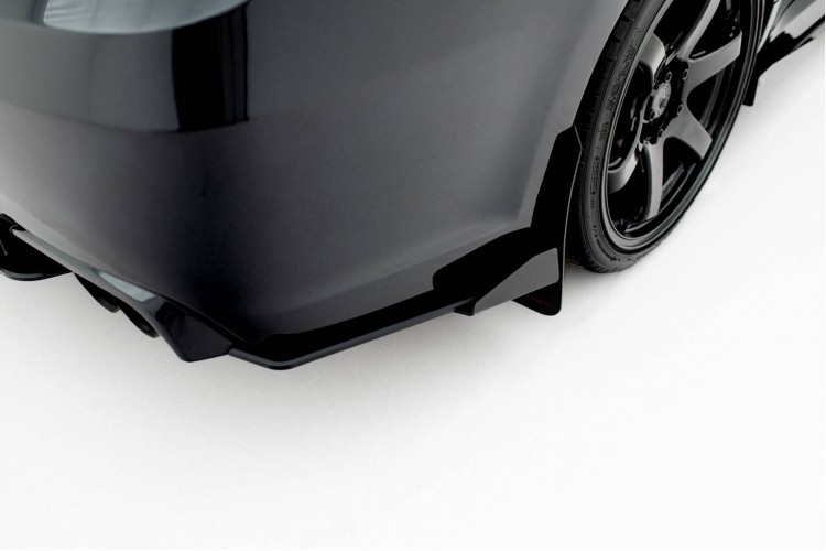 Street Pro Πίσω Πλευρικοί Splitters + Flaps Subaru Impreza WRX STI Mk3 Facelift
