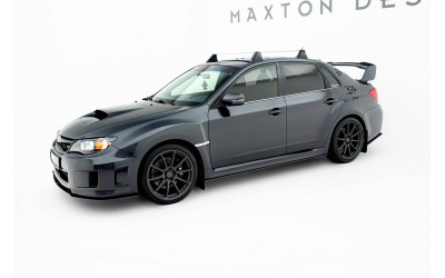 Street Pro Side Skirts Diffusers Subaru Impreza WRX STI Mk3 Facelift - Black