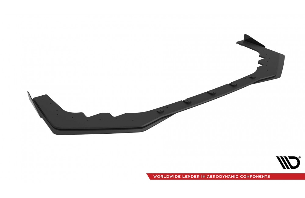 Street Pro Front Splitter + Flaps Subaru WRX STI Mk1 Facelift - Black + Gloss Flaps
