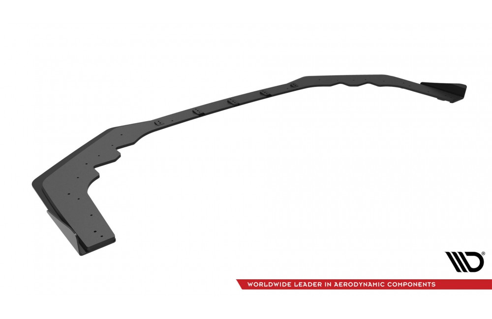 Street Pro Front Splitter + Flaps Subaru WRX STI Mk1 Facelift - Black + Gloss Flaps