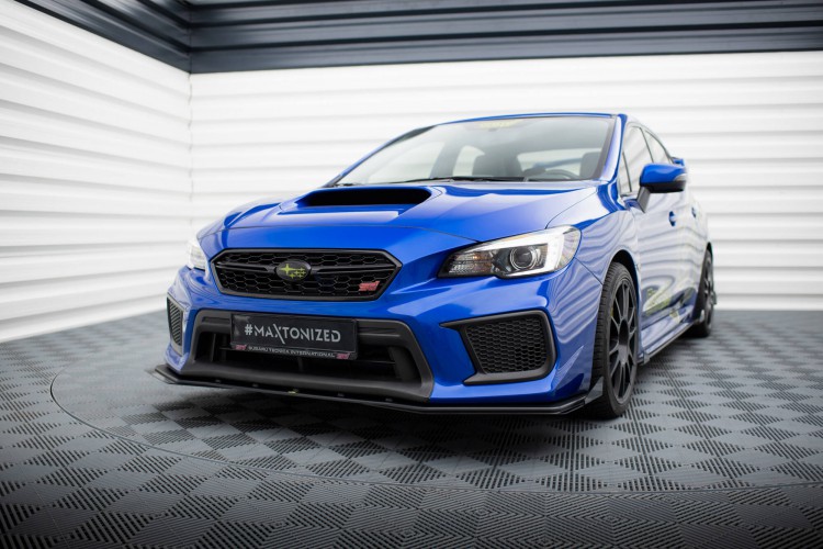 Street Pro Μπροστινός Splitter + Flaps Subaru WRX STI Mk1 Facelift