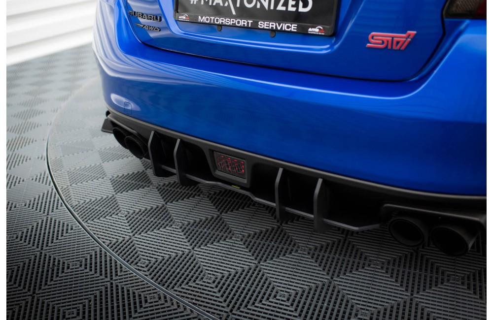 Street Pro Rear Diffuser Subaru WRX STI Mk1 - Black