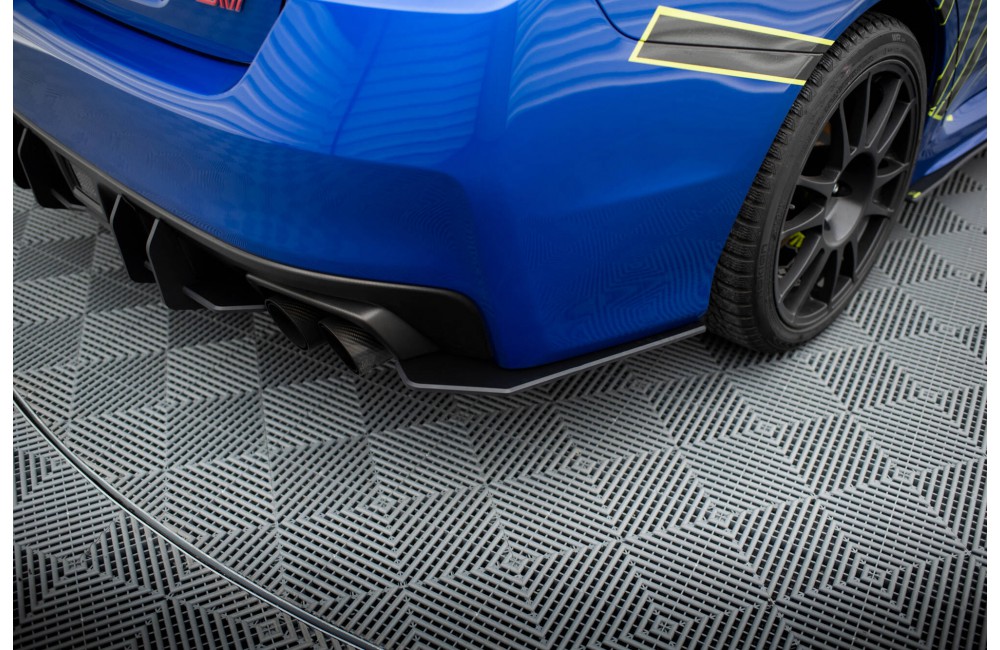 Street Pro Rear Side Splitters  Subaru WRX STI Mk1 - Black
