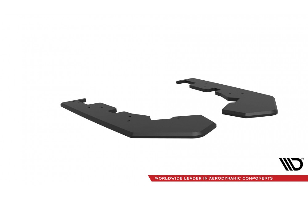 Street Pro Rear Side Splitters  Subaru WRX STI Mk1 - Black