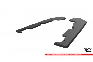 Street Pro Rear Side Splitters  Subaru WRX STI Mk1 - Black