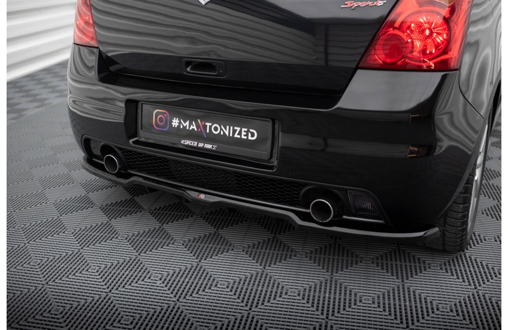 Rear Splitter (with vertical bars) Suzuki Swift Sport Mk4