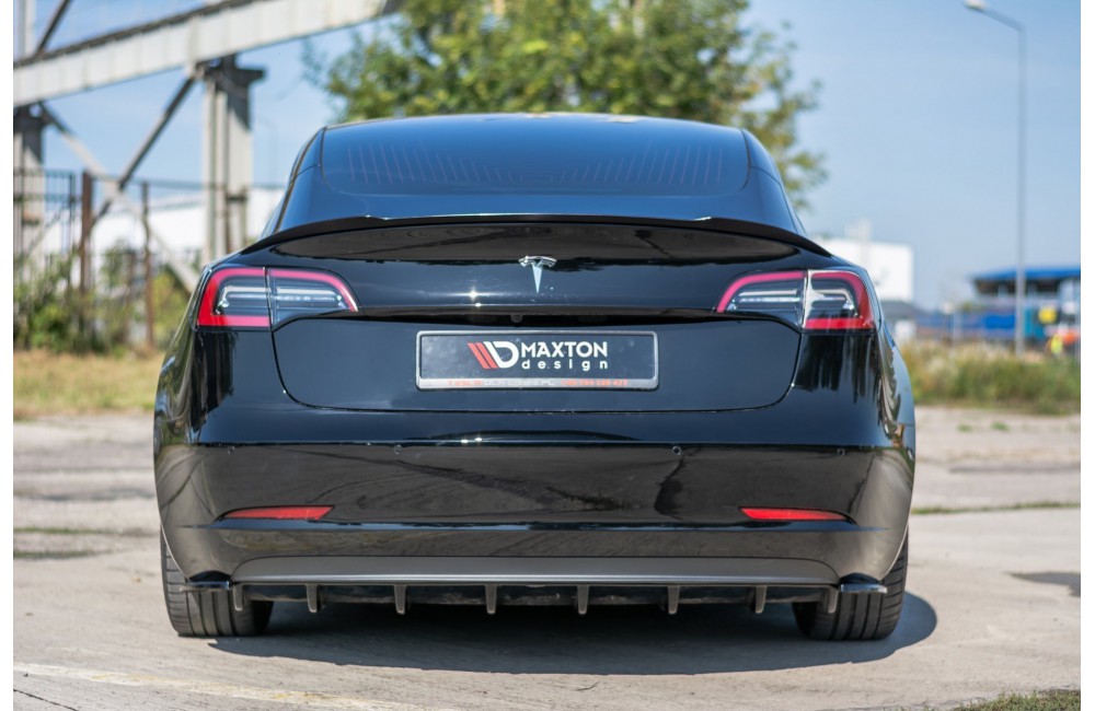Rear Side Splitters Tesla Model 3