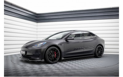 Side Skirts Diffusers V.3 Tesla Model 3 Mk1 / Mk1 Facelift