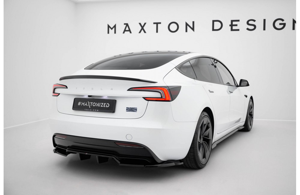 Rear Splitter (with vertical bars) V.2 Tesla Model 3 Performance Mk1 Facelift