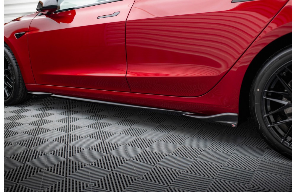 Side Skirts Diffusers V.1 Tesla Model 3 Performance Mk1 Facelift Side Skirts Diffusers V.1 Tesla Model 3 Performance Mk1 Facelift