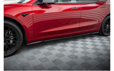 Side Skirts Diffusers V.2 Tesla Model 3 Mk1 / Mk1 Facelift