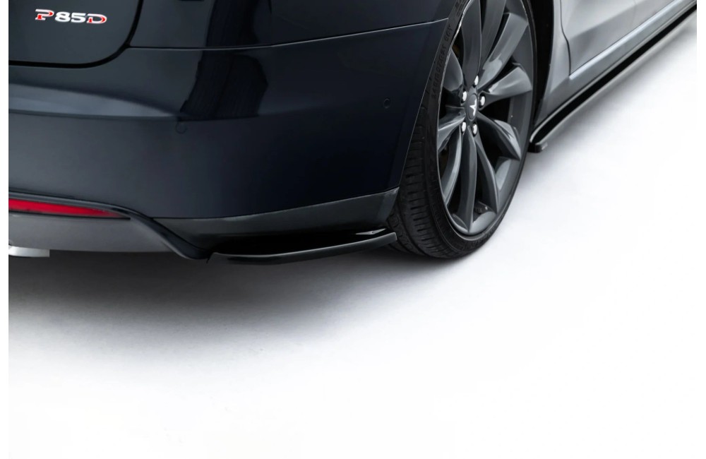 Rear Side Splitters V.1 Tesla Model S Mk1