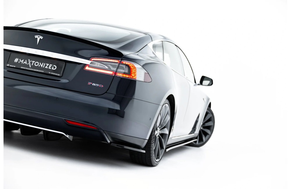 Rear Side Splitters V.1 Tesla Model S Mk1