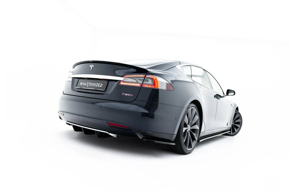 Rear Side Splitters V.1 Tesla Model S Mk1