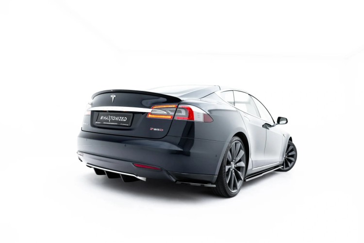Πίσω Πλευρικοί Splitters V.2 Tesla Model S Mk1
