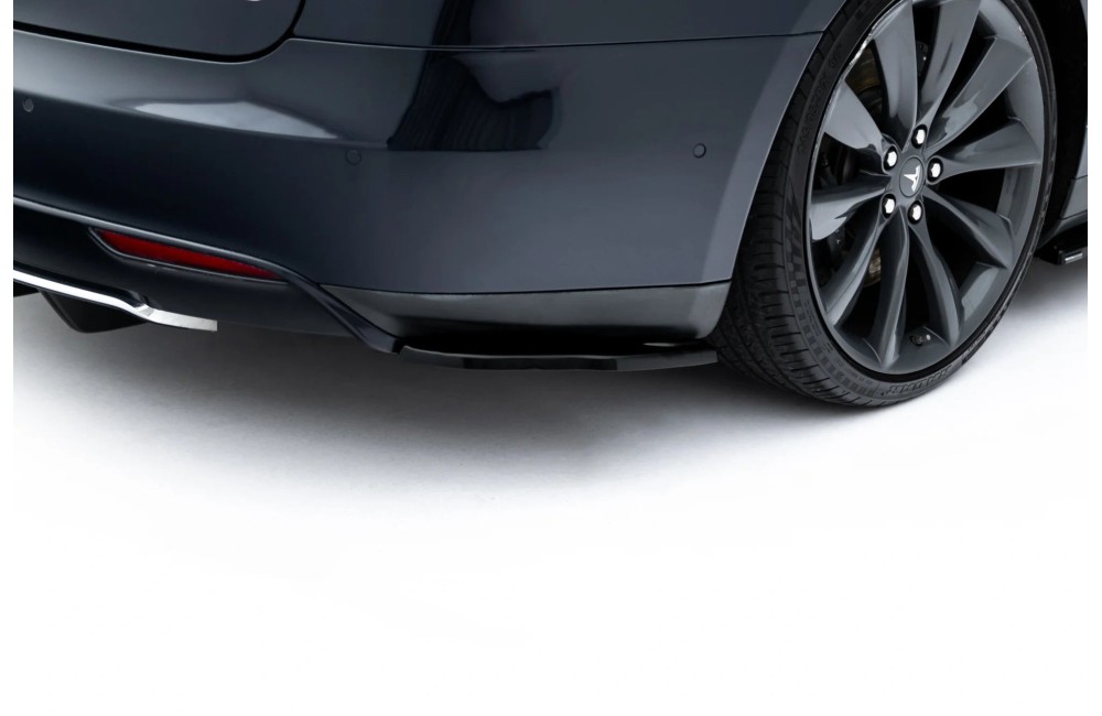 Rear Side Splitters V.2 Tesla Model S Mk1